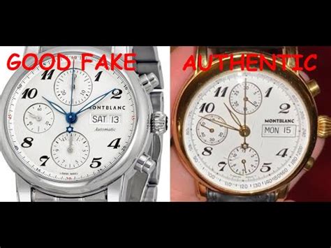 montblanc watch fake vs real|mont blanc watches for sale.